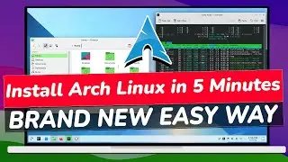 How To Install Arch Linux in 5 Minutes || BRAND NEW EASY Arch Linux Installation Guide 2023