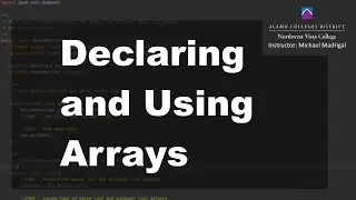 Java 2 Online, [8.01] Declaring and Using Arrays