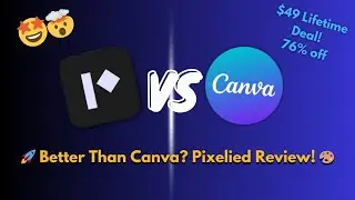 Pixelied Review: The Best Canva Alternative? 🔥| Create Pro Graphics with Zero Experience!