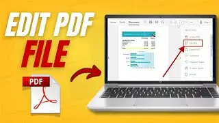 How to edit PDF File in Laptop - 2024