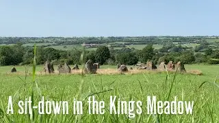 A sit-down in the Kings Meadow / Stone Circle field