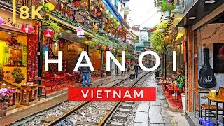 Tour of Stunning Hanoi in 8K Quality | Must-See Landmarks