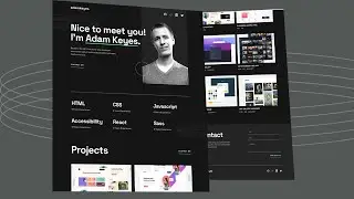 Complete Responsive Personal Portfolio Website Using Only HTML and CSS