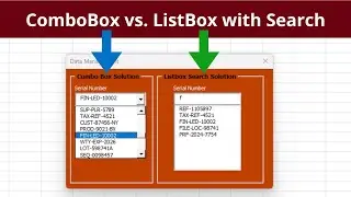 ComboBox vs. ListBox with Search – The Better Excel UserForm Solution! 🔥🚀