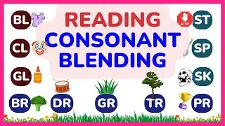 Reading of Consonant Blending Words-- Practice Reading At Home -- Phonics  -- Reading & Vocabulary