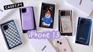 casetify iPhone 13 cases | unboxing iPhone 13 aesthetic accessories | casetify haul + review