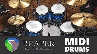 How To Get Good MIDI DRUMS in Reaper Daw