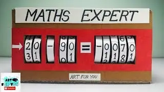 How To Make Maths Model From Cardboard | Maths working model for exhibition | Maths Project