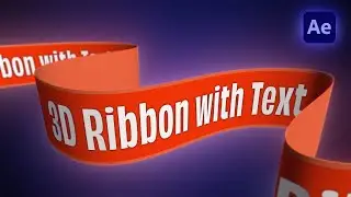 How to Create a 3D Ribbon in After Effects (No Plugins!)