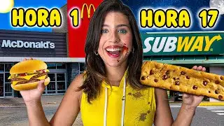COMIENDO EN TODOS LOS RESTAURANTES DE COMIDA RÁPIDA POR 24 HORAS