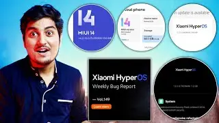 Redmi note 8/9/10/11/12/13, Poco, HyperOs India update, Miui 14 Updates, System app, Bugs, 20 April