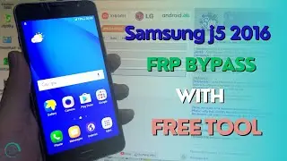 Samsung j5 2016 frp bypass with free tool android 6.0.1✔️ One Click