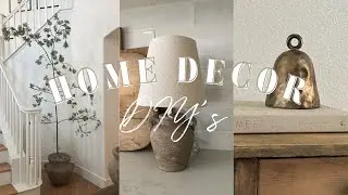 3 EASY HOME DECOR DIYS || VINTAGE & DESIGNER INSPIRED ||Shady Lady Tree, Vintage Lamp & Antique Bell