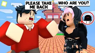 I LOGGED Into My SISTERS Account And It Got WEIRD.. (Roblox Bedwars)