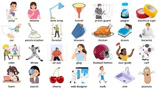 Master Your Daily English: Verbs, Nouns & Phrases for Beginners (with Images)