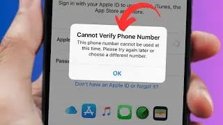 This phone number cannot be used at this time || apple id