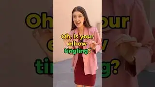 She hit her arm 💪🏻 