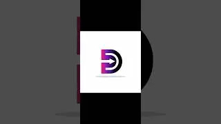 Letter d logo design | logo design with pixellab