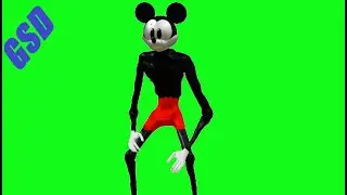 Siren Head Mickey Mouse Head Green Screens | Trevor Henderson Fan Made