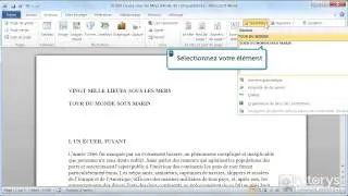 Comment utiliser les insertions automatiques avec Word 2010 ?