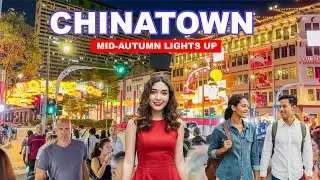 Singapore Chinatown | Mid-autumn Lights Up 2024 Tour 🇸🇬🥮🛍️