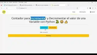 Contador para Incrementar y Decrementar el valor de una Variable con Python