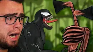 Reacting to VENOM vs SIREN HEAD the FIGHT!