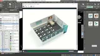 Fast AutoCAD 3D Classroom Floor Plan | Noob User