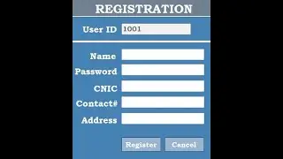 How to Create Registration Form in Visual Studio with  MS Access - Source Code