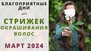 Лунный календарь СТРИЖЕК и ОКРАШИВАНИЯ волос на МАРТ 2024!