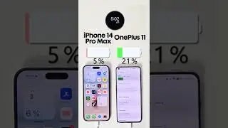 iPhone 14 Pro Max vs. OnePlus 11 Charging Test🔌🪫Subscribe for more 🫶🏼