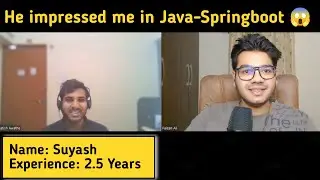 Java Spring Boot 2.5 Years Interview Experience