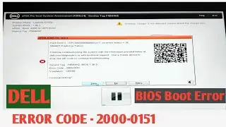 Testing in Progress | System not Booting | Boot Error in Dell PC | Error Code F4B44H2 | Testing