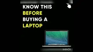 Know This Before Buying a Laptop | #shorts