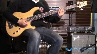 [Music Force] PRS SE  Kingfisher Bass Slap Demo