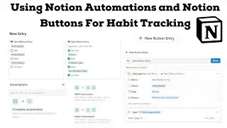 Using Notion Buttons and Notion Automations for Habit Tracking has never been easier!