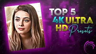 TOP 5 SHARPEN HDR CC PRESETS 🔥 ALIGHT MOTION 4K CC XML 😱 TOP 5 CC PRESETS PACK