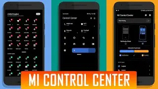 Mi Control Center App | Install MIUI 12 Control Center in Any Android Phone