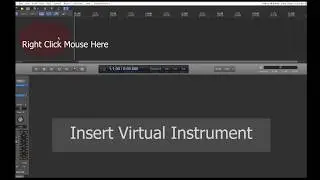 60 second Reaper Insert Virtual Instrument and Midi Item