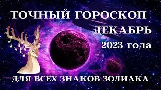 ТОЧНЫЙ ГОРОСКОП ДЕКАБРЬ 2023 ВСЕ ЗНАКИ ЗОДИАКА ИТОГИ┃#гороскоп #декабрь #длявсех #удача #топ #успех