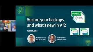 VUG BeLux: Secure your backups and what’s new in V12