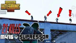 The M416 is the BEST AR in PUBG MOBILE! | 21 KILLS | BOOTCAMP LANDING!
