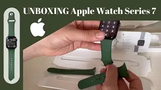 UNBOXING: Apple Watch Series 7 45mm Aluminum Eucalyptus Sport Band with GPS + Cellular Smartwatch