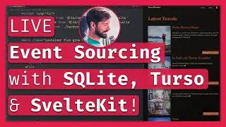 Event Sourcing with SQLite, Turso, Drizzle & SvelteKit! ⏱️ Chrono App 🔴 LIVE Coding & Chill