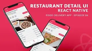 Restaurant Detail Screen UI - React Native | Food Delivery App - Ep_06