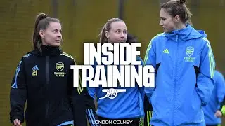 Emily Foxs first London Colney session! | Inside Training | Arsenal Women warm up for FA Cup