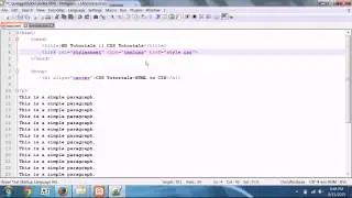 Easy CSS Tutorial - How to link CSS with HTML