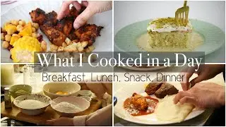 What I Cooked in a Day Vlog| Breakfast, Lunch, Snack, Dinner