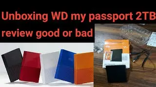 unboxing wd my passport 2tb | unboxing 2tb hard disk || WD hard disk unboxing || WD passport ||