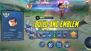 BEST BUILD NATAN 2024 - TOP GLOBAL NATAN GAMEPLAY - SETTINGAN BUILD AND EMBLEM NATAN TOP GLOBAL